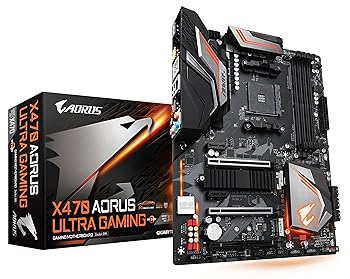 【中古】(非常に良い)GIGABYTE X470 AORUS ULTRA GAMING ATX ゲーミングマザーボード [AMD X470チップセット搭載] MB4379｜ハッピーストア藤岡
