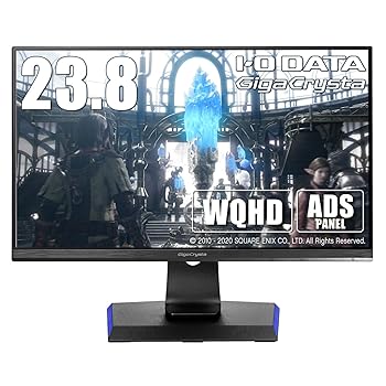 【中古】IODATA ゲーミングモニター 23.8インチ GigaCrysta WQHD ADSパネル RPG向き (HDMI×3/DisplayPort/スピーカー付/リモコン付/高さ調整/縦横回転//|ハッピーストア藤岡