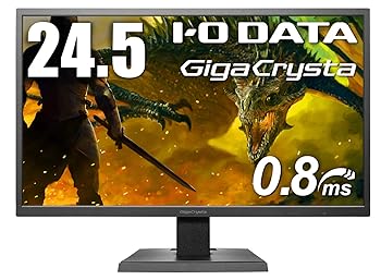 【中古】(非常に良い)I-O DATA ゲーミングモニター 24.5インチ GigaCrysta PS4 FPS向き 0.8ms(GTG) TN HDMI×2 DP EX-LDGC251TB|ハッピーストア藤岡