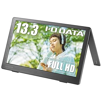 【中古】IODATA モバイルモニター 13.3インチ フルHD ADSパネル (PS4/Xbox/Switch/PC対応/MiniHDMI/USB-C///日本メーカー) LCD-CF131XDB-M｜ハッピーストア藤岡
