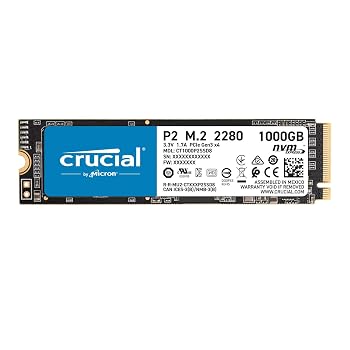 【中古】Crucial SSD P2シリーズ 1TB M.2 NVMe接続 CT1000P2SSD8JP｜ハッピーストア藤岡