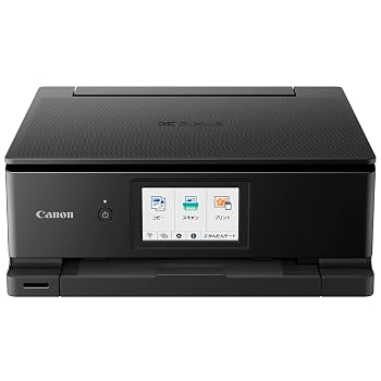 【中古】Canon プリンター A4インクジェット複合機 PIXUS TS8530 ブラック 2021年モデル テレワーク向け 6色・独立型・対応インクBCI-330/331シリーズ|ハッピーストア藤岡