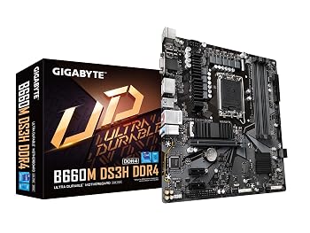 【中古】GIGABYTE B660M DS3H DDR4 (B660/ Intel/LGA 1700/ Micro-ATX/ DDR4/ Dual M.2/ PCIe 4.0/ USB 3.2 Gen2 Type-C/ 2.5GbE LAN/マザーボード)|ハッピーストア藤岡