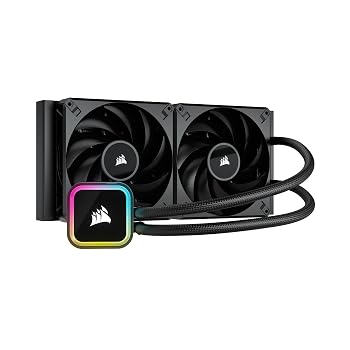 【中古】CORSAIR iCUE H115i RGB ELITE 水冷式 CPU クーラー LCAマザーボード対応 140mmファン 280mmラジエーター CW-9060059-WW|ハッピーストア藤岡