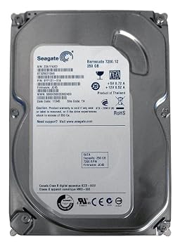 【中古】Seagate Barracuda 7200.12 3.5inch 250GB 8MB 7200rpm SATA6.0Gb/s ST3250312AS|ハッピーストア藤岡