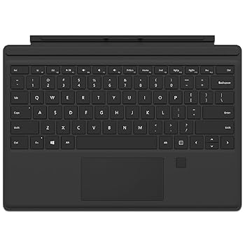 【中古】Microsoft Surface Pro 4 Type Cover with Fingerprint ID 指紋センサー搭載 ブラック RH7-00001【並行輸入品】｜ハッピーストア藤岡