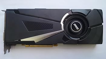 【中古】MSI Computer GTX 1080 AERO 8G OC NVIDIA GeForce GDDR5X DVI/HDMI/3DisplayPort PCI-Express Video Card [並行輸入品]｜ハッピーストア藤岡