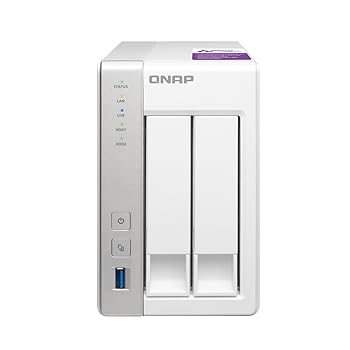 【中古】QNAP(キューナップ) TS-231P 専用OS QTS搭載 デュアルコア1.7GHz CPU 1GBメモリ 2ベイ ホーム&SOHO向け スナップショット機能対応 NAS|ハッピーストア藤岡