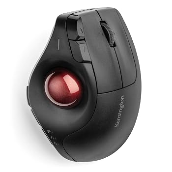 【中古】(非常に良い)Kensington ケンジントン 【正規品・付き】 Pro Fit Ergo Vertical ワイヤレストラックボール ワイヤレスマウス 9ボタン Bluetooth Windows/macO|ハッピーストア藤岡