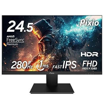 【中古】Pixio PX259 Prime ゲーミングモニター 24.5インチ FHD IPS 280Hz 1ms|ハッピーストア藤岡