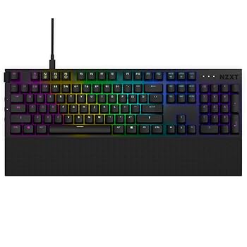 【中古】NZXT FUNCTION ゲーミングキーボード ブラック KB-1FSUS-BR KB589｜ハッピーストア藤岡 22,890円