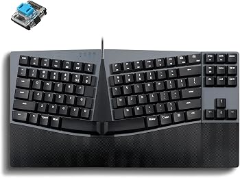 【中古】Perixx ペリックス Px Ergo Mech エルゴノミクスキーボード メカニカル テンキーレス ロープロファイル 有線接続 USB Windows/Mac OS Xと互換性|ハッピーストア藤岡