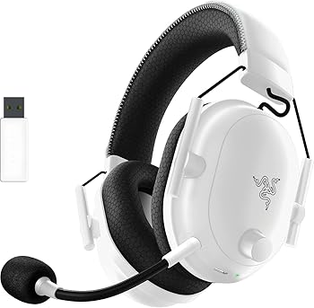 【中古】(非常に良い)Razer(レイザー) BlackShark V2 Pro White Edition アップグレードモデル ワイヤレスゲーミングヘッドセット HyperSpeed Wireless 2.4GHz Blueto|ハッピーストア藤岡