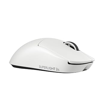 【中古】(非常に良い)Logicool G 8000Hz ポーリングレート PRO X SUPERLIGHT 2c コンパクト ワイヤレス ゲーミングマウス G-PPD-004WLCO-WH 軽量 51g LIGHTFORCE ハイ|ハッピーストア藤岡