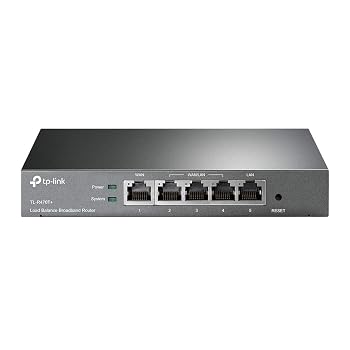 【中古】TP-Link 有線ルーター 10/100Mbps 5ポート 3ポートWAN/LAN ロードバランサ&mdash; TL-R470T+｜ハッピーストア藤岡