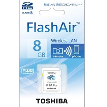 【中古】TOSHIBA FlashAir SDカード 8GB SD-WB008G|ハッピーストア藤岡