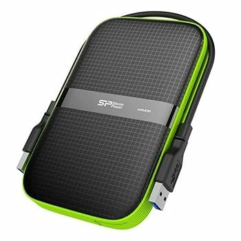 【中古】(非常に良い)SP Silicon Powerシリコンパワー ポータブルHDD 1TB 2.5インチ USB3.0対応 IPX4 防水 耐衝撃 PS4 動作確認済 SP010TBPHDA60S3K|ハッピーストア藤岡