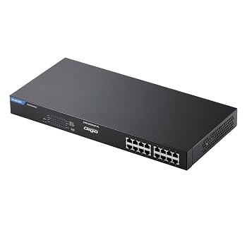 【中古】エレコム スイッチングハブ ギガビット 16ポート PoE機能搭載 耐熱50度 ループ防止機能 EHB-UG2B16F-PL｜ハッピーストア藤岡 13,514円