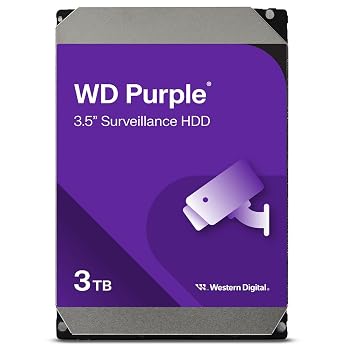 【中古】Western Digital HDD 3TB WD Purple 監視システム 3.5インチ 内蔵HDD WD30PURZ｜ハッピーストア藤岡