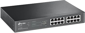 【中古】TP-Link スマートスイッチ ギガ16ポート PoE+ 8ポート 管理機能付 ラックマウント TL-SG1016PE|ハッピーストア藤岡