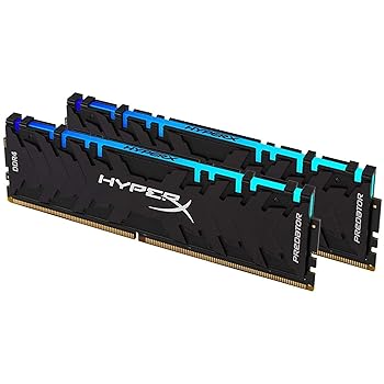 【中古】キングストン Kingston デスクトップPC用メモリ 16GB DDR4-3200 8GBx2枚 HyperX Predator RGB HX432C16PB3AK2/16 RGB LED|ハッピーストア藤岡