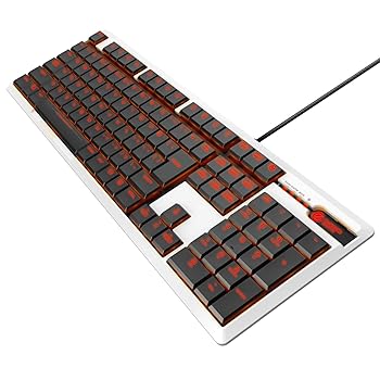 【中古】(非常に良い)エレコム ゲーミングキーボード 【ARMA】 メカニカル 独自の薄型設計 フルサイズ 5000万回耐久スイッチ 日本語配列 LED搭載 ホワイト TK-ARMA50W｜ハッピーストア藤岡 20,420円