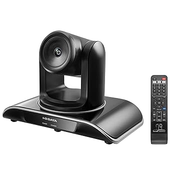 【中古】(非常に良い)アイ・オー・データ USBカメラ パン・チルト対応 USB接続 FullHD 広角レンズ リモコン操作 Web会議 日本メーカー USB-PTC1|ハッピーストア藤岡