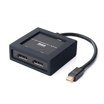 【中古】(非常に良い)サンワダイレクト DisplayPort 分配器 Mini DisplayPort入力 4K/30Hz対応 2分配 バージョン1.2a ACアダプタ付 400-VGA011｜ハッピーストア藤岡