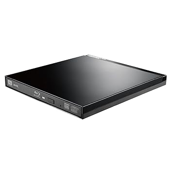 【中古】ロジテック Blu-ray ブルーレイ 外付けドライブ USB3.0 UHD BD対応 書込ソフトCyberLink Power2Go 8付 ブラック LBD-PUD6U3LBK|ハッピーストア藤岡