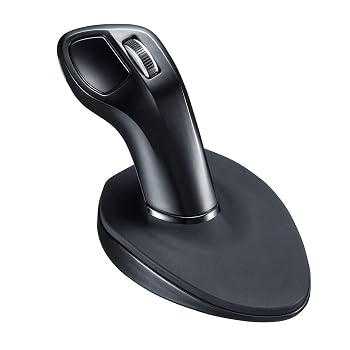 【中古】(非常に良い)サンワサプライ Bluetooth 5.0 エルゴノミクスマウス スティック形状 腱鞘炎防止 IR LED 3ボタン MA-ERGBT20|ハッピーストア藤岡