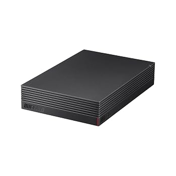 【中古】(非常に良い)バッファロー HD-EDS4U3-BE パソコン&テレビ録画用 外付けHDD 4TB｜ハッピーストア藤岡