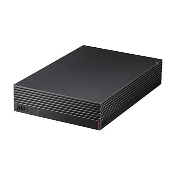 【中古】(非常に良い)バッファロー HD-EDC6U3-BA USB 3.2(Gen1) 対応 高性能CMR HDD採用 HDD 6TB|ハッピーストア藤岡