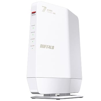 【中古】(非常に良い)バッファロー WiFi ルーター Wi-Fi 7 11be 無線 LAN 2.5G デュアルバンド MLO EasyMesh 5764+688Mbps ホワイト【 iPhone 17 / 17e / 17 pro 動作|ハッピーストア藤岡