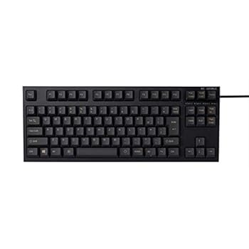 【中古】東プレ REALFORCE R2 テンキーレス 日本語配列 静電容量無接点方式 USB 荷重45g レーザー刻印 かな表記なし ブラック R2TL-JP4-BK｜ハッピーストア藤岡