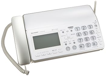 【中古】(非常に良い)シャープ デジタルコードレスFAX 子機2台付き 1.9GHz DECT準拠方式 ホワイト系 UX-600CW-W|ハッピーストア藤岡