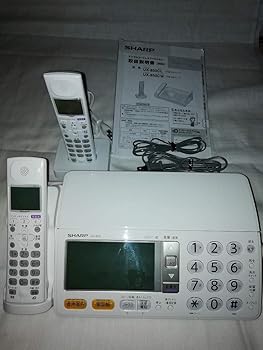 【中古】シャープ デジタルコードレスFAX 子機2台付き 1.9GHz DECT準拠方式 UX-850CW｜ハッピーストア藤岡