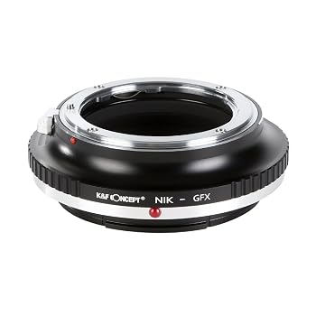 【中古】(非常に良い)K&F Concept レンズマウントアダプター KF-NFG (ニコンFマウントレンズ &rarr; 富士フィルムGFX Gマウント変換)｜ハッピーストア藤岡