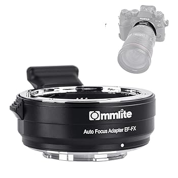 【中古】【国内正規品】 Commlite レンズマウントアダプター CM-EF-FX (キヤノンEFマウントレンズ → 富士フイルムXマウント変換) 電子接点付き|ハッピーストア藤岡