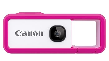 【中古】Canon カメラ iNSPiC REC ピンク (小型/防水/耐久) アソビカメラ FV-100 PINK|ハッピーストア藤岡