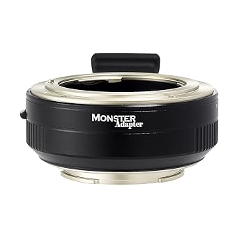 【中古】(非常に良い)MonsterAdapter LA-FE1（ニコンFマウントレンズ &rarr; ソニーEマウント変換）電子マウントアダプター AE/AF撮影可能｜ハッピーストア藤岡
