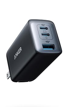 【中古】(非常に良い)Anker PowerPort III 3-Port 65W Pod 【USB PD 充電器】iPad iPhone Galaxy ノートPC 対応(ブラック)|ハッピーストア藤岡