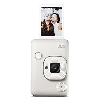 【中古】富士フイルム(FUJIFILM) チェキ インスタントカメラ/スマホプリンター instax mini LiPlay ホワイト INS LIPLAY C WHITE VN|ハッピーストア藤岡
