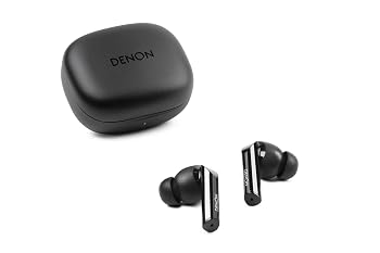 【中古】(非常に良い)デノン DenonAHC840NCW アクティブノイズキャンセル機能対応 USB-C充電ケース ワイヤレス充電対応 カナル型 12mmフリーエッジ・バイオセルロース｜ハッピーストア藤岡