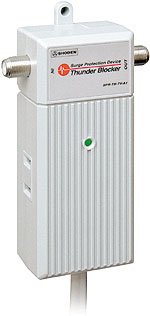 【中古】(非常に良い)昭電 テレビ・ビデオ用 SPD サンダーブロッカー 避雷器 SPR-TB-TV-A1|ハッピーストア藤岡