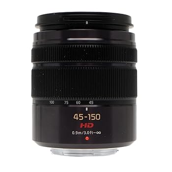 【中古】パナソニック 望遠ズームレンズ マイクロフォーサーズ用 ルミックス G VARIO 45-150mm/F4.0-5.6 ASPH. /MEGA O.I.S. ブラック H-FS45150-K|ハッピーストア藤岡