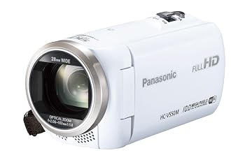 【中古】Panasonic デジタルハイビジョンビデオカメラ 内蔵メモリー32GB ホワイト HC-V550M-W|ハッピーストア藤岡