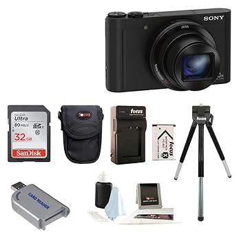 【中古】(非常に良い)SONY デジタルカメラ DSC-WX500 光学30倍ズーム 1820万画素 ブラック Cyber-shot DSC-WX500 BC｜ハッピーストア藤岡