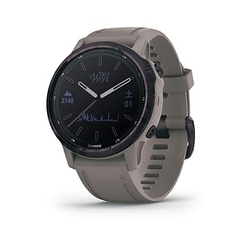 【中古】ガーミン f?nix 6S Pro Dual Power Amethyst Shale 小 パープル 010-02409-22｜ハッピーストア藤岡
