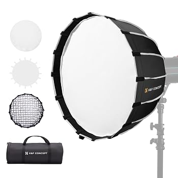 【中古】(非常に良い)K&F CONCEPT ソフトボックス 十六角形 90cm 撮影 照明用 ライトボックス パラボラソフトボックス ハニカムグリッド付き｜ハッピーストア藤岡