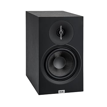 【中古】ELAC Debut 3.0 DB63-BK ブックシェルフスピーカー、ブラックアッシュ (ペア) - 1インチ アルミニウムドームツイーター& 6.5インチ アラミドファ|ハッピーストア藤岡